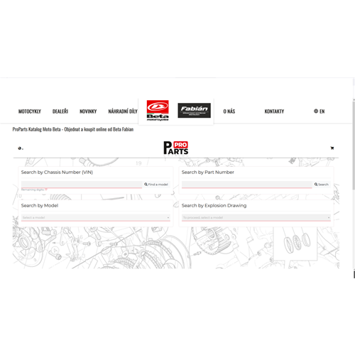 Spare parts order finder BETA